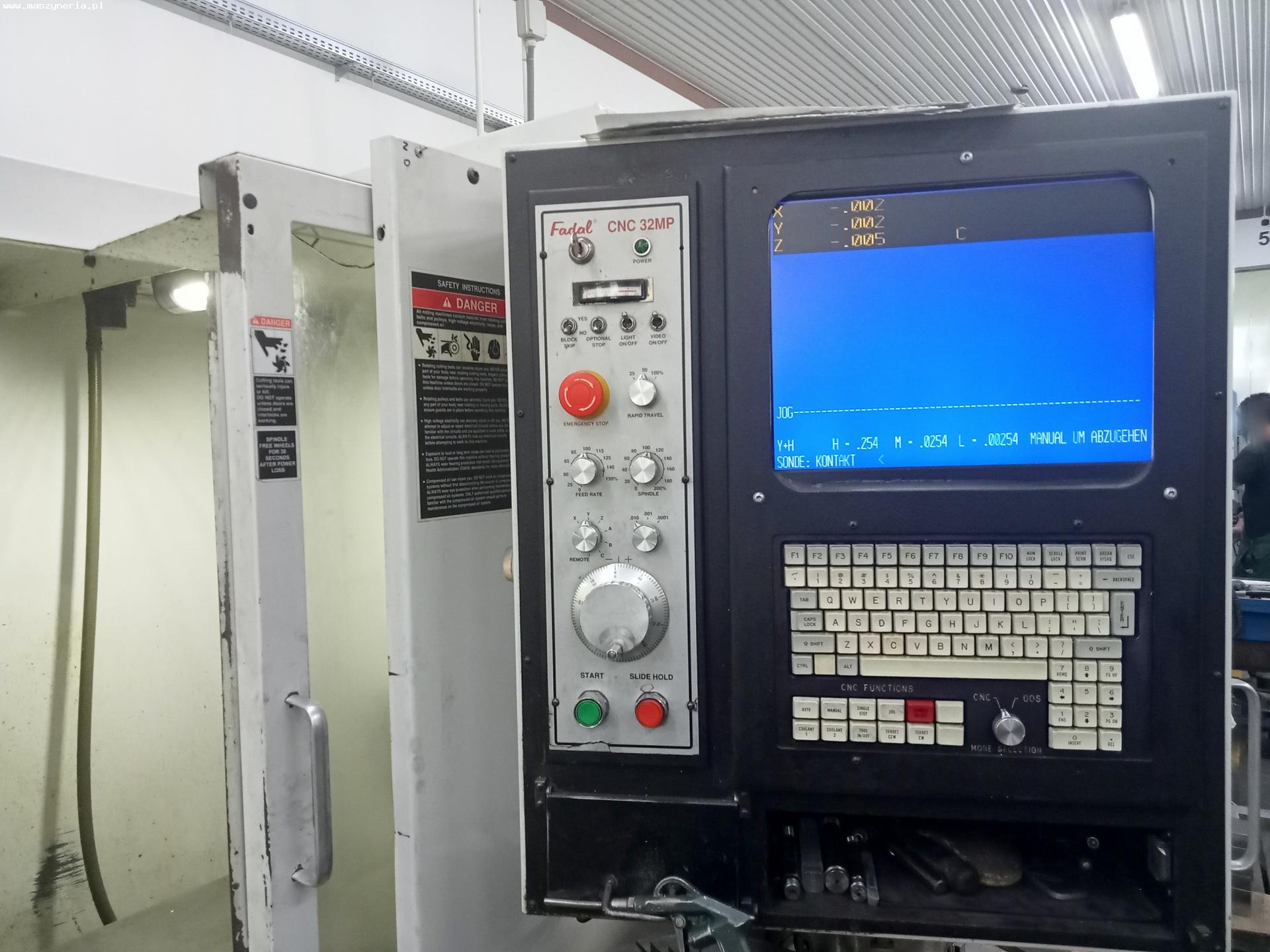 Centro di lavoro CNC FADAL VMC 3016 in vendita - foto 6